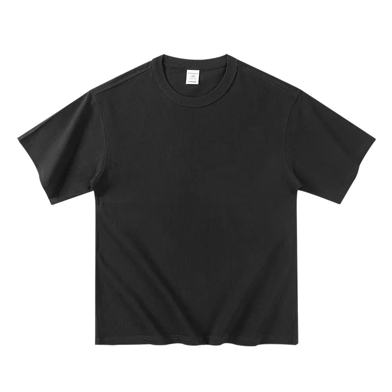 Heavy Cotton Boxy T-Shirt — Black