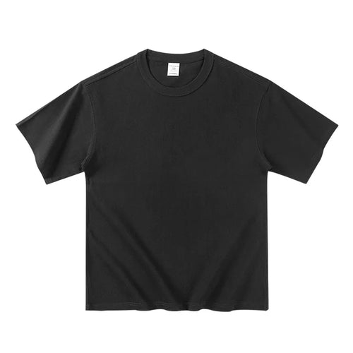Heavy Cotton Boxy T-Shirt — Black